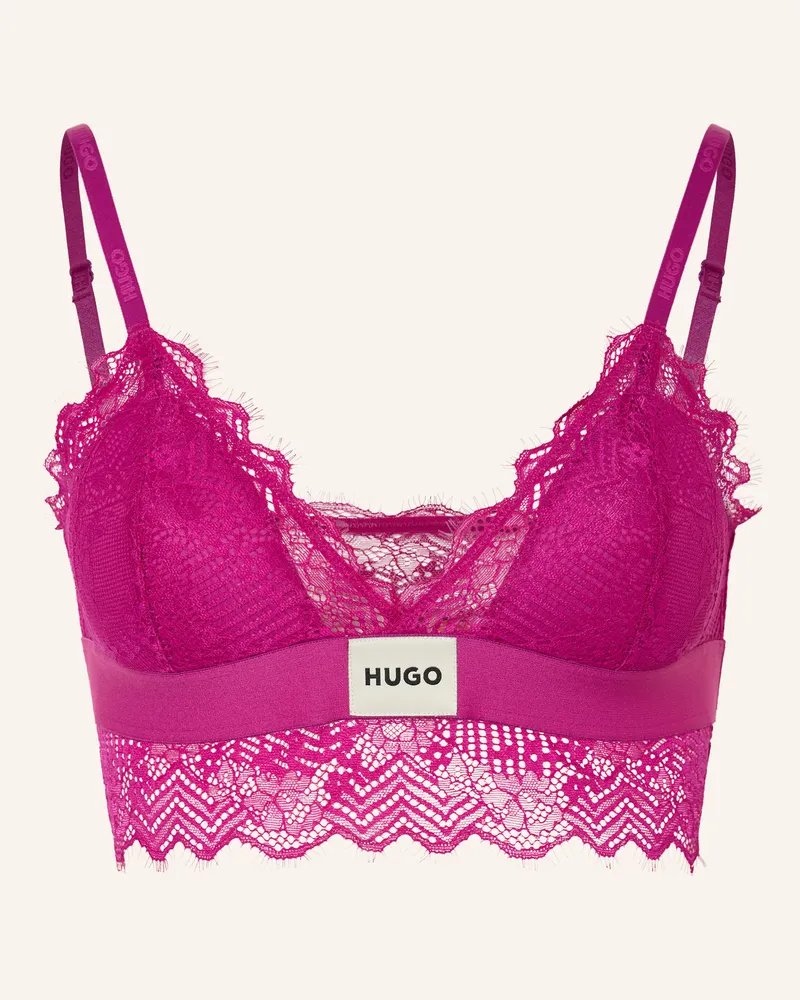 HUGO BOSS Triangel-Bh Lace rot Fuchsia