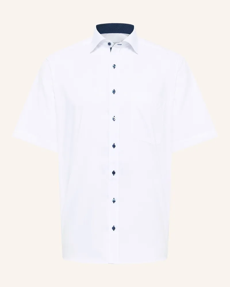 Eterna Kurzarm-Hemd COMFORT FIT Weiss