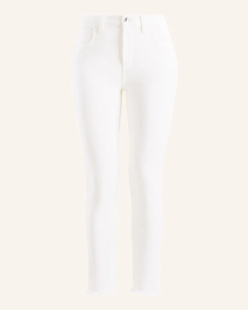 ITEM m6 7/8-Jeans CROPPED HIGH RISE mit Shaping-Effekt Weiss