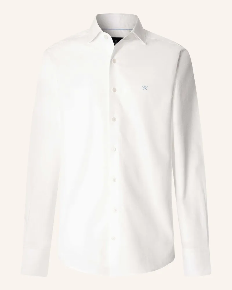 Hackett Freizeithemd Ess Texture weiss Weiss