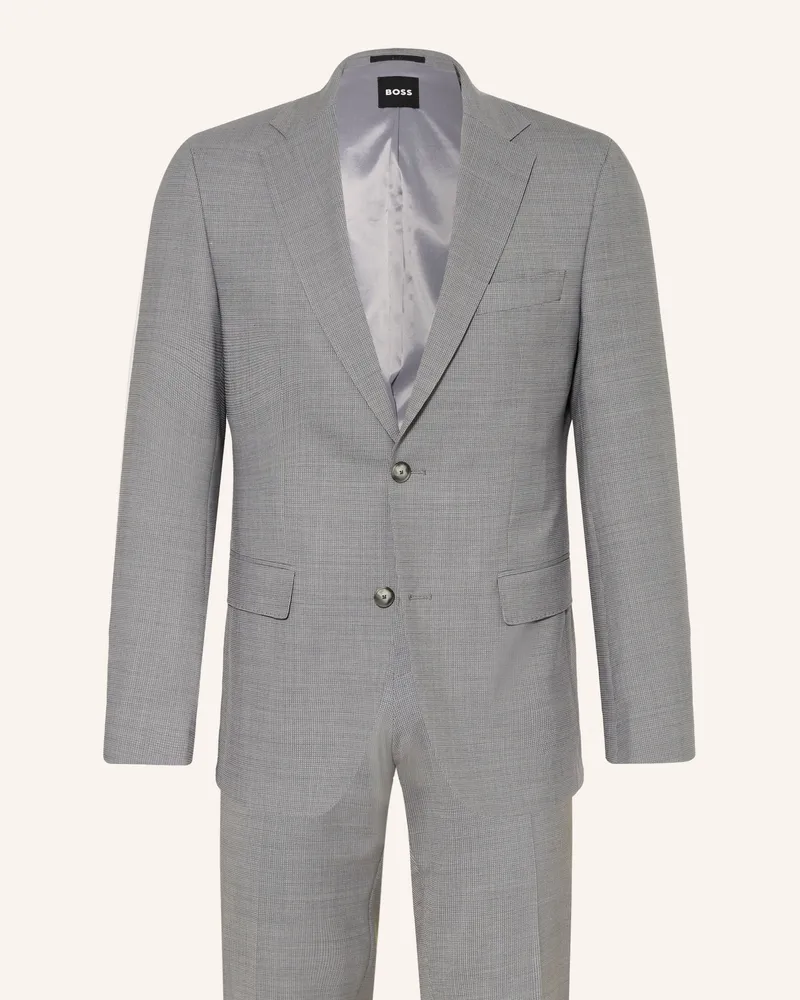 HUGO BOSS Anzug Huge Slim Fit grau Grau