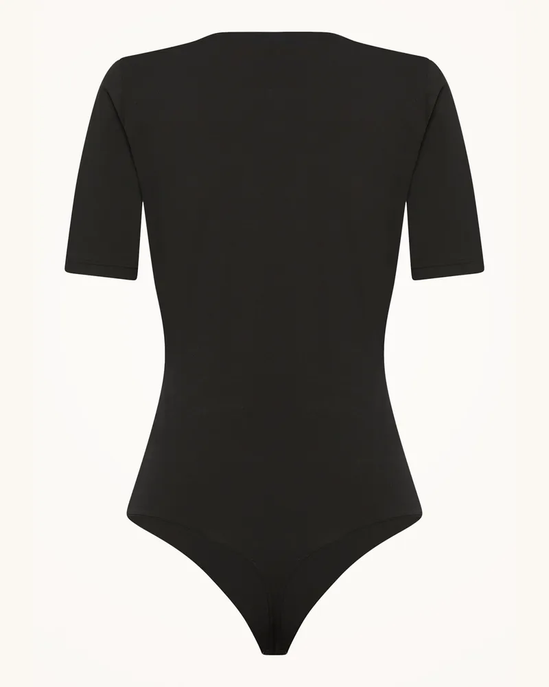 Wolford Wolford Body Deep V String Body schwarz Schwarz