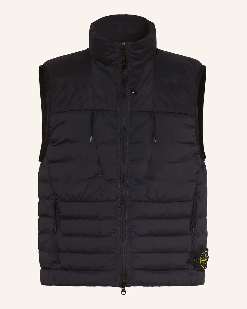 Stone Island Daunenweste Dunkelblau