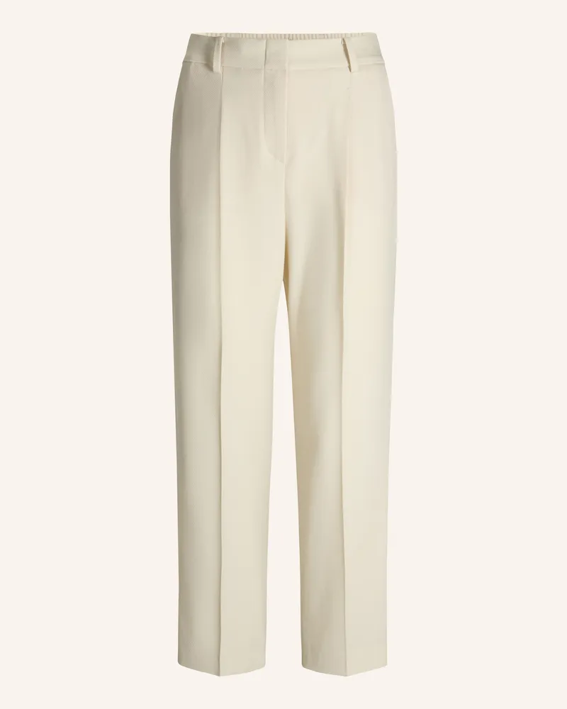 windsor. Bundfaltenhose Creme