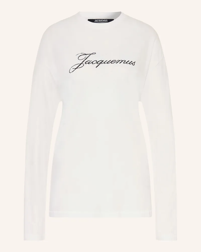 Jacquemus Longsleeve Le Tshirt Montaigne weiss Weiss