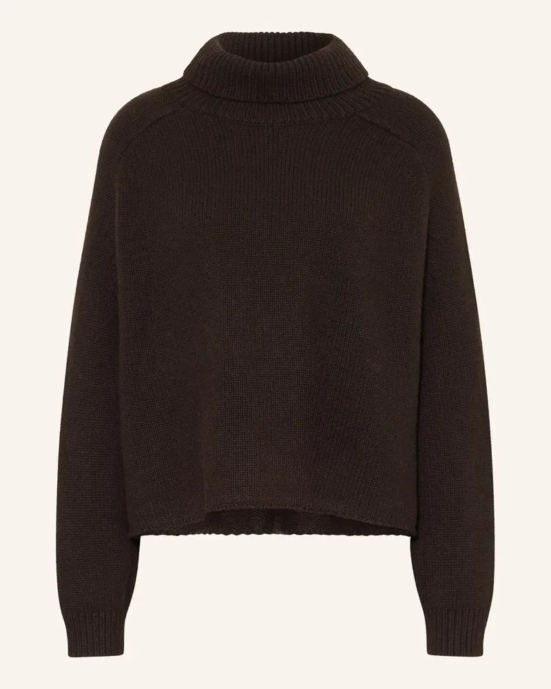 Juvia Rollkragenpullover RIKE Dunkelbraun
