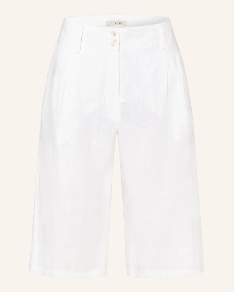 lilienfels Leinen-Bermudas weiss Weiss