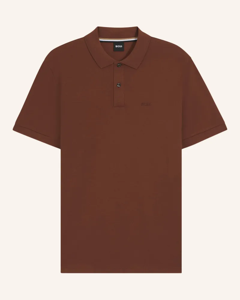 HUGO BOSS Poloshirt PALLAS Regular Fit Braun
