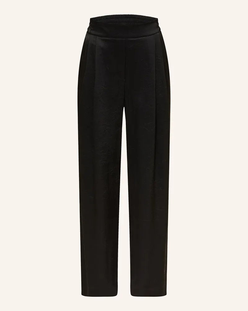 Marc Cain Marlenehose Wedi Aus Satin schwarz 900