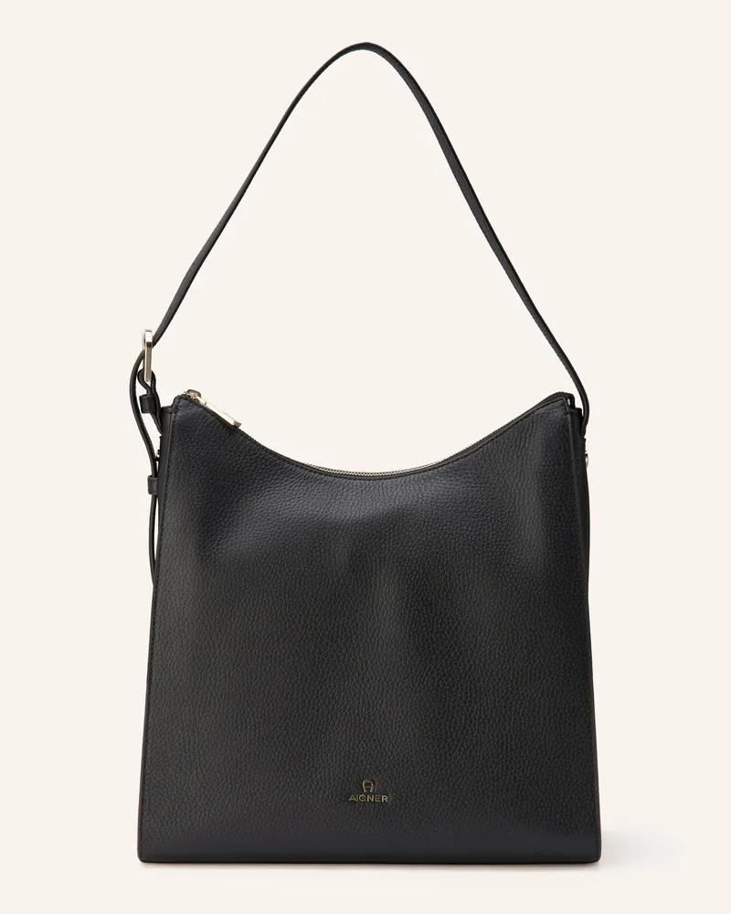 Aigner Beuteltasche Ivy Large schwarz Schwarz