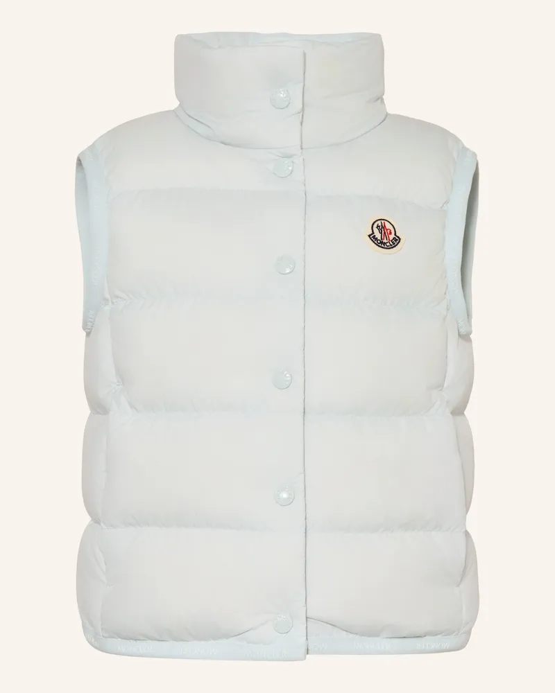 Moncler Daunenweste Badia weiss Hellblau