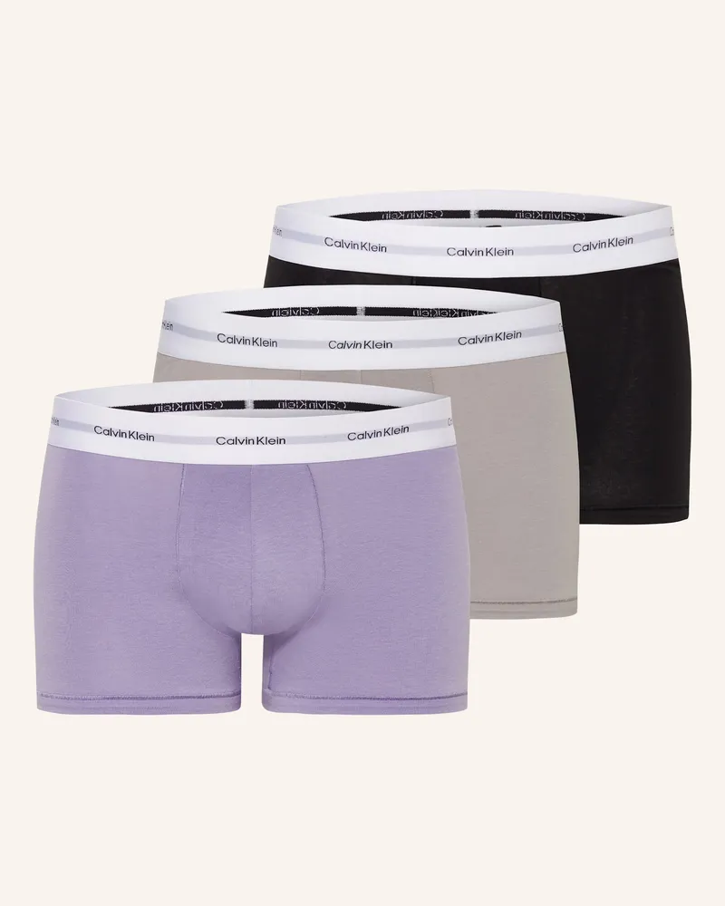 Calvin Klein 3er-Pack Boxershorts Schwarz