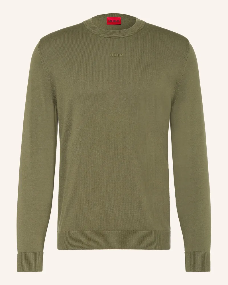 HUGO BOSS Pullover San Cassius gruen Grün