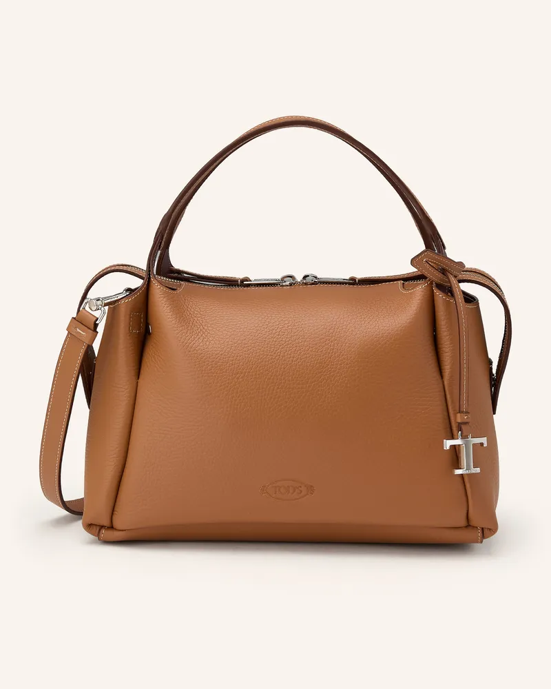 TOD'S Handtasche Bauletto Medium rot Camel