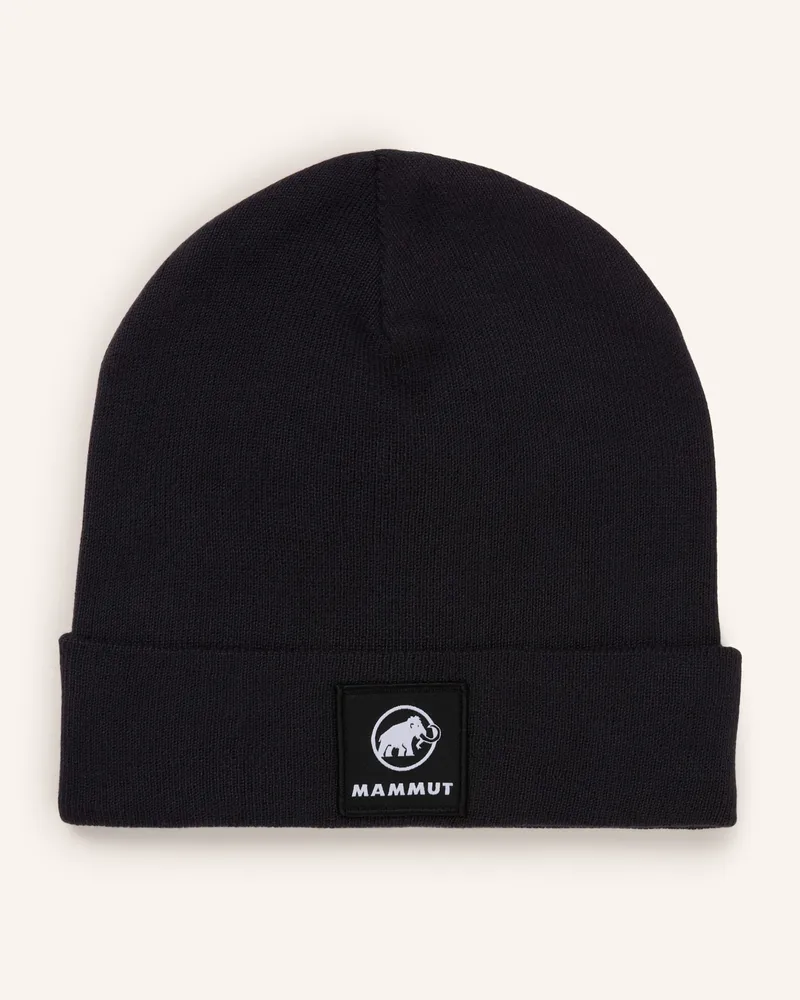 Mammut Mütze Fedoz schwarz Schwarz