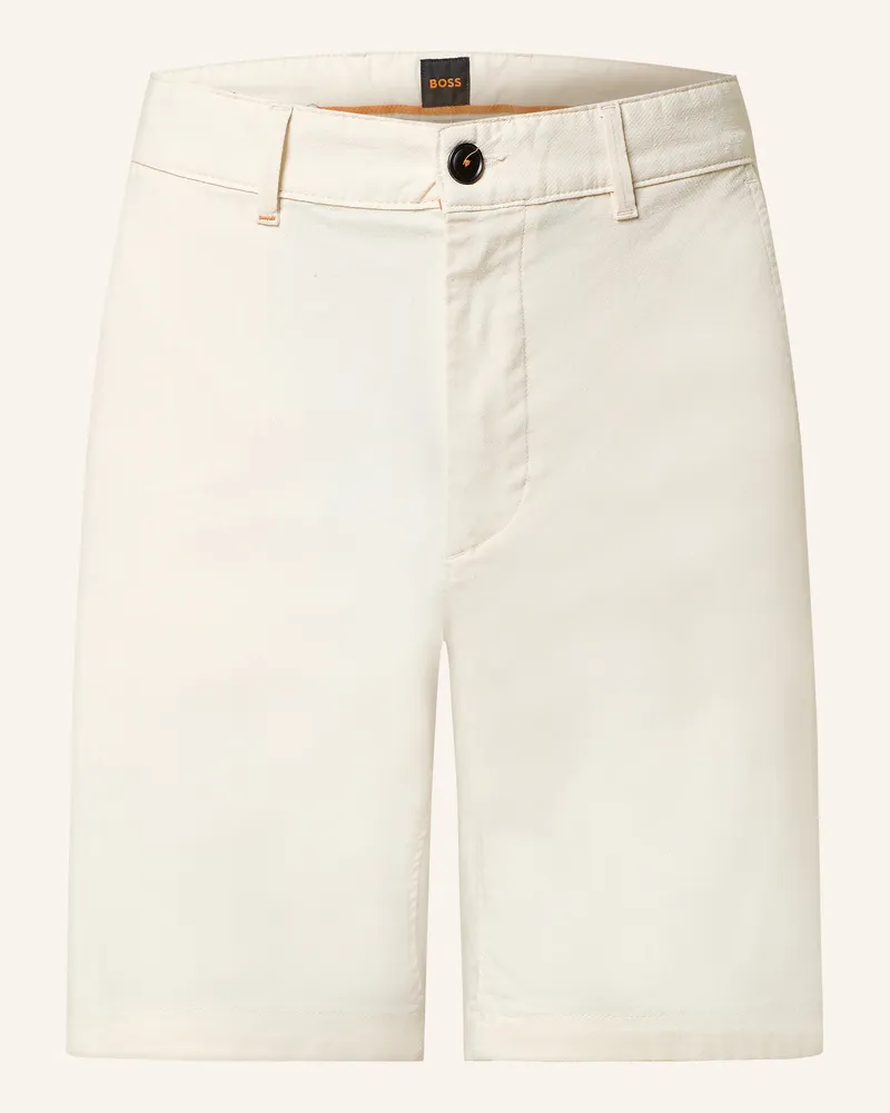 HUGO BOSS Chinoshorts Slim Fit Ecru