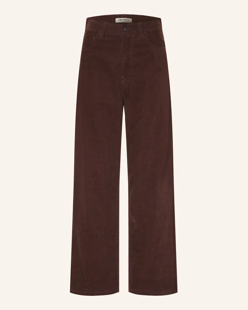 Carhartt WIP Cordhose Brandon braun Dunkelbraun