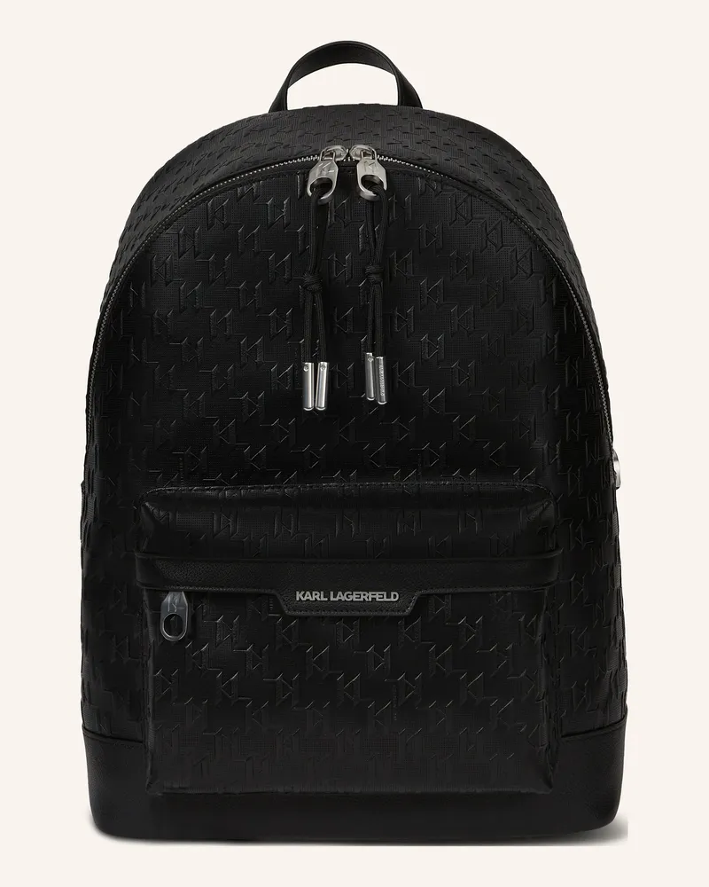 Karl Lagerfeld Rucksack schwarz Schwarz