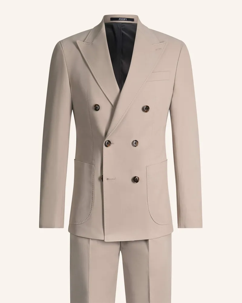 JOOP! Anzug Slim Fit beige 