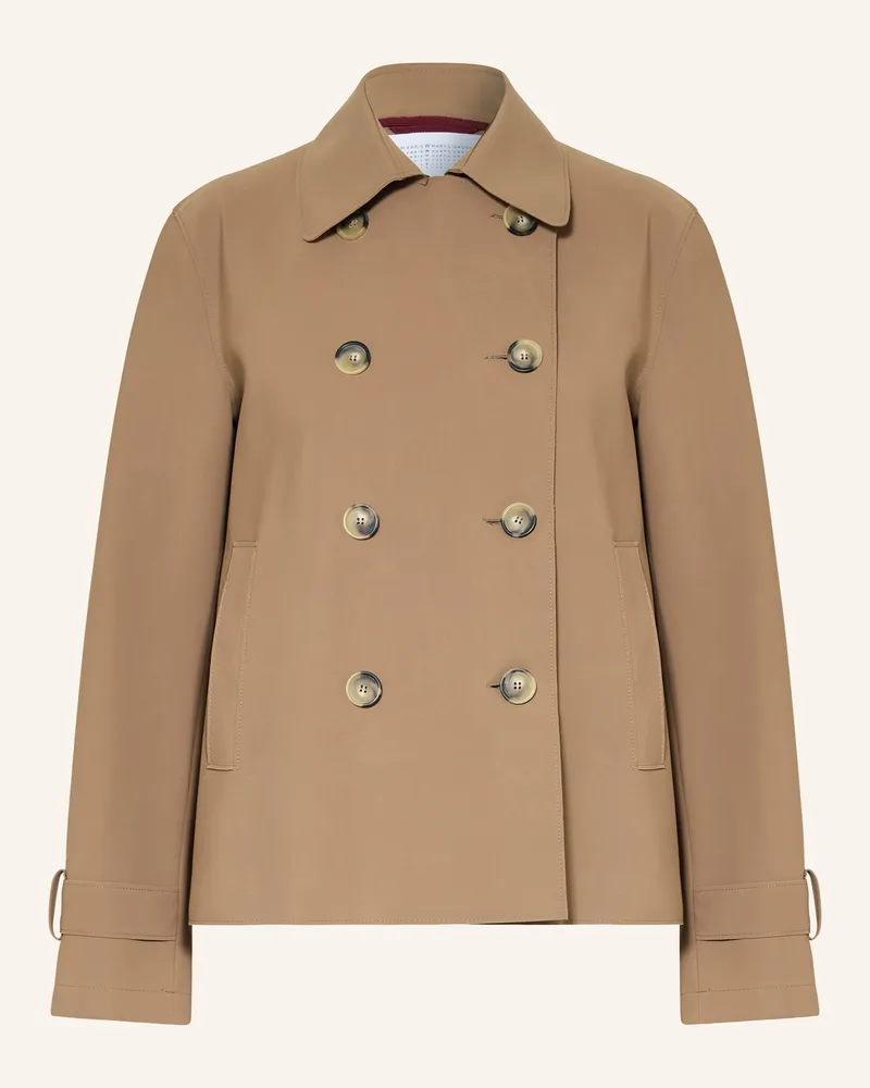 Harris Wharf London Trench-Jacke Braun