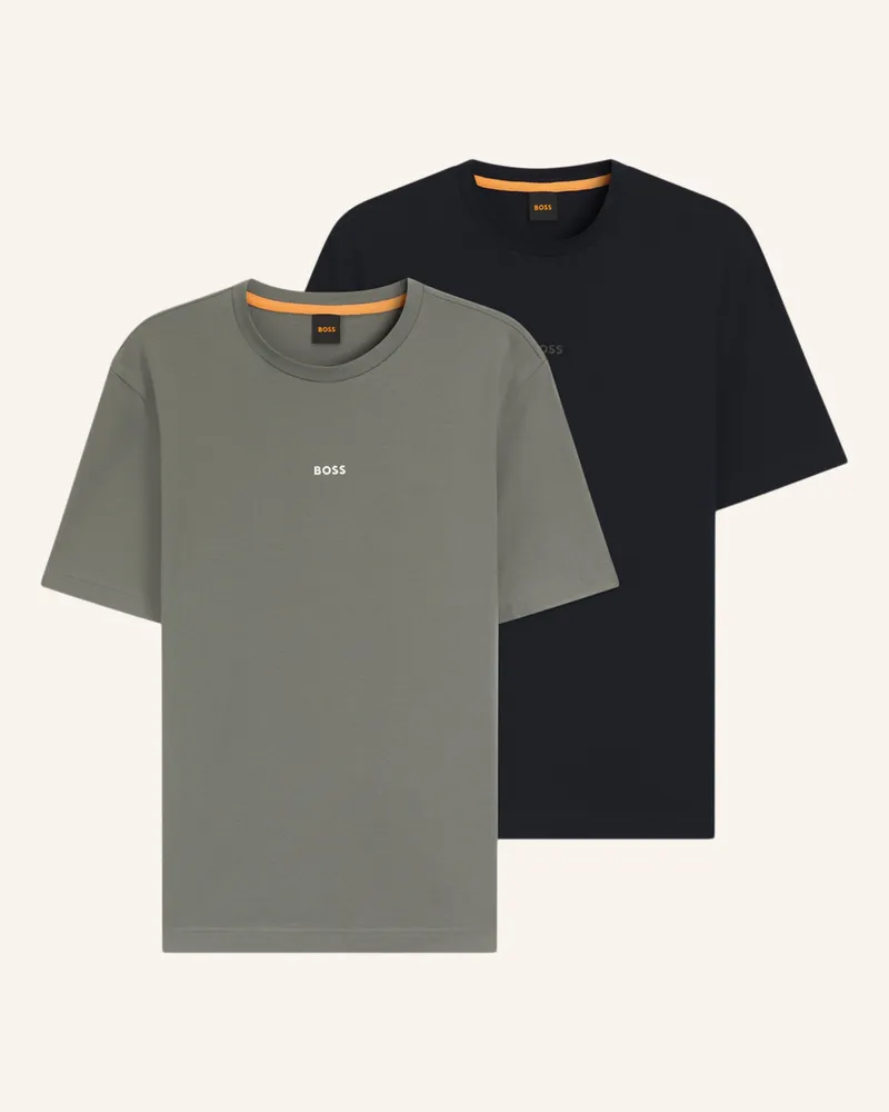 HUGO BOSS T-Shirt 2 PACK TCHUP Relaxed Fit Dunkelblau