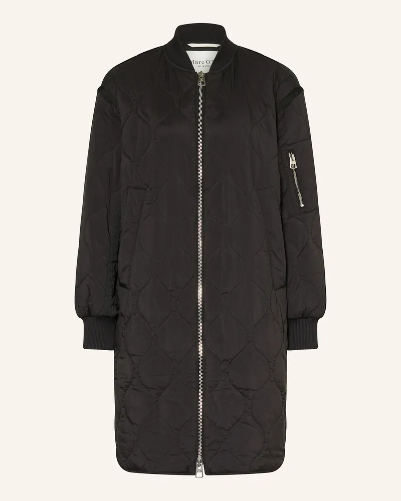 Marc O'Polo Steppmantel Schwarz