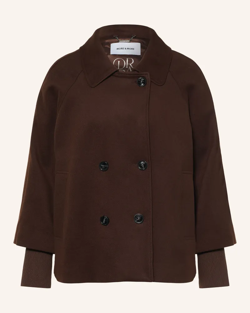 More & More Cabanjacke braun Dunkelbraun