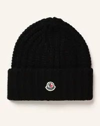 Moncler Cashmere-Mütze Schwarz