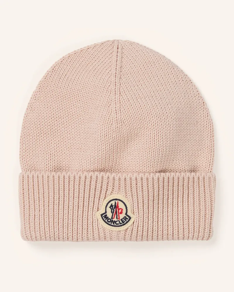 Moncler Mütze rosa Beige
