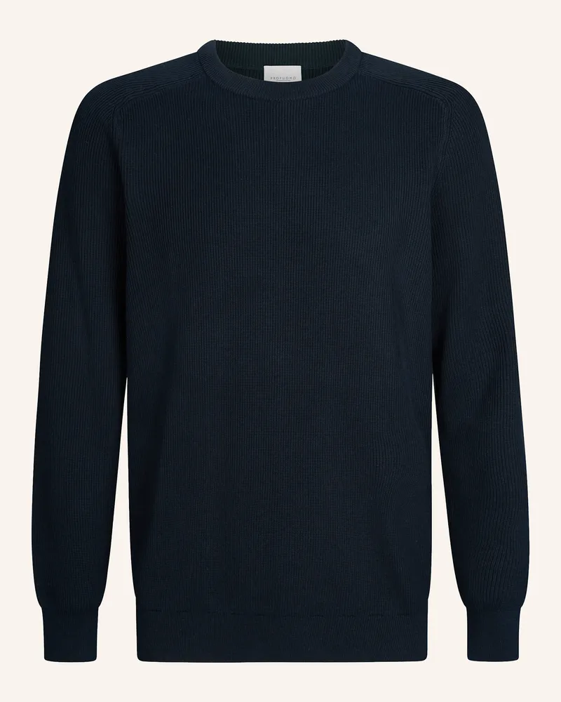 Profuomo Herren Pullover Blau