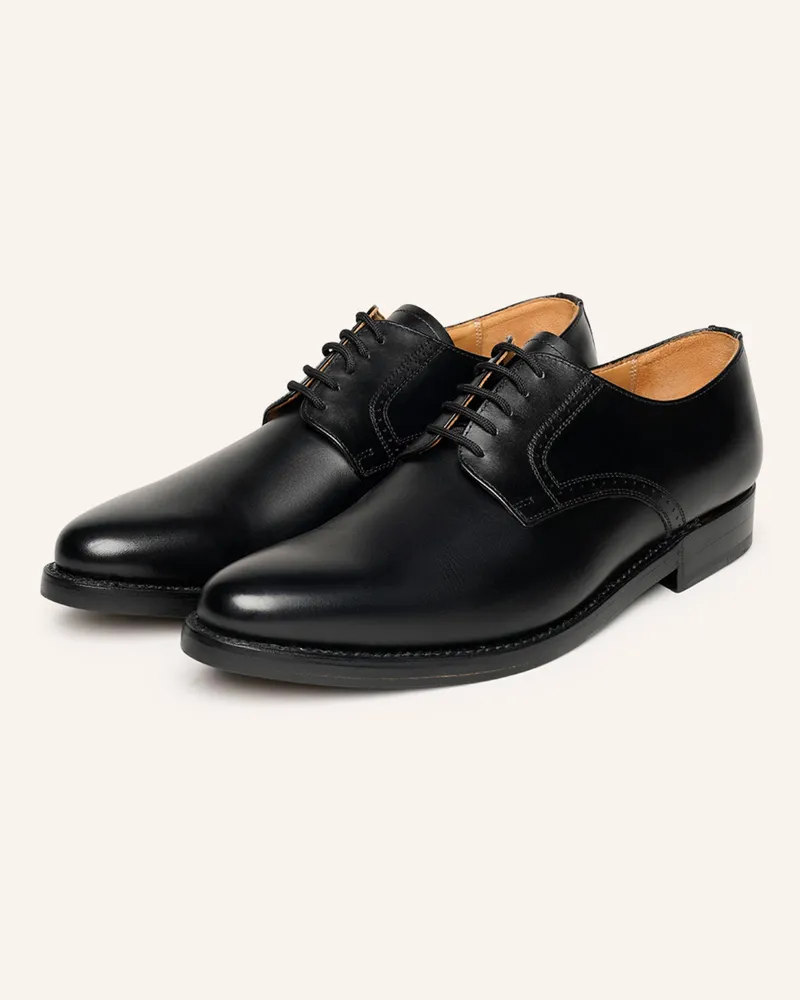 Heinrich Dinkelacker Schnürer MILANO PLAIN BC Schwarz