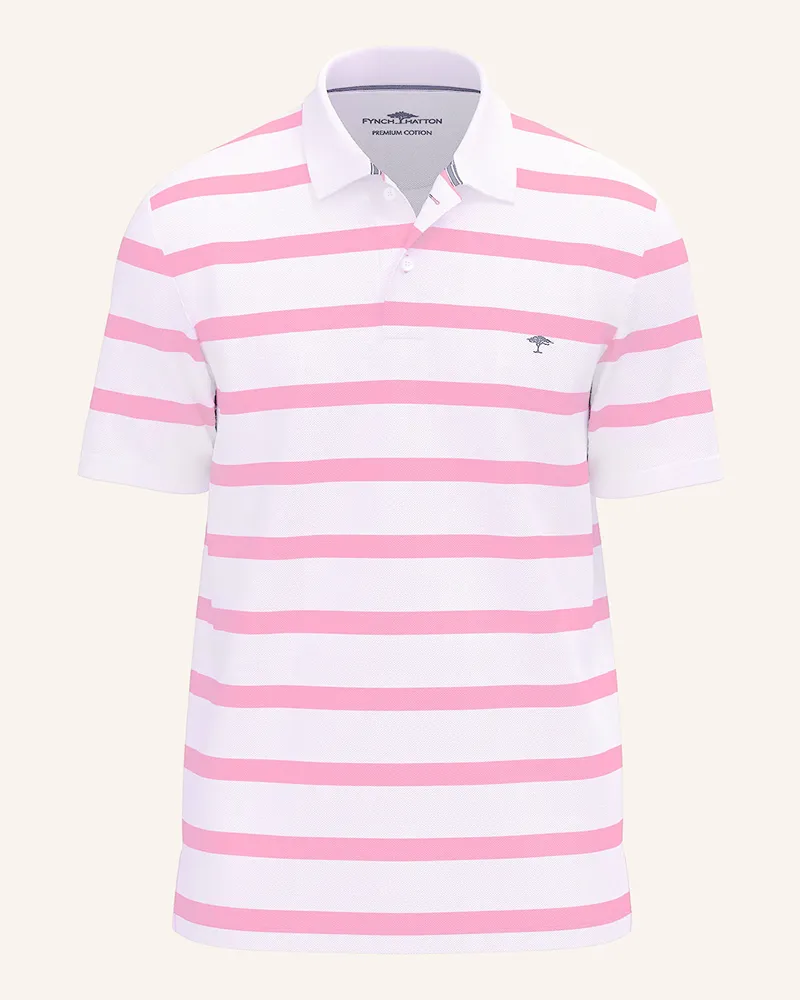 Fynch-Hatton Piqué-Poloshirt Weiss
