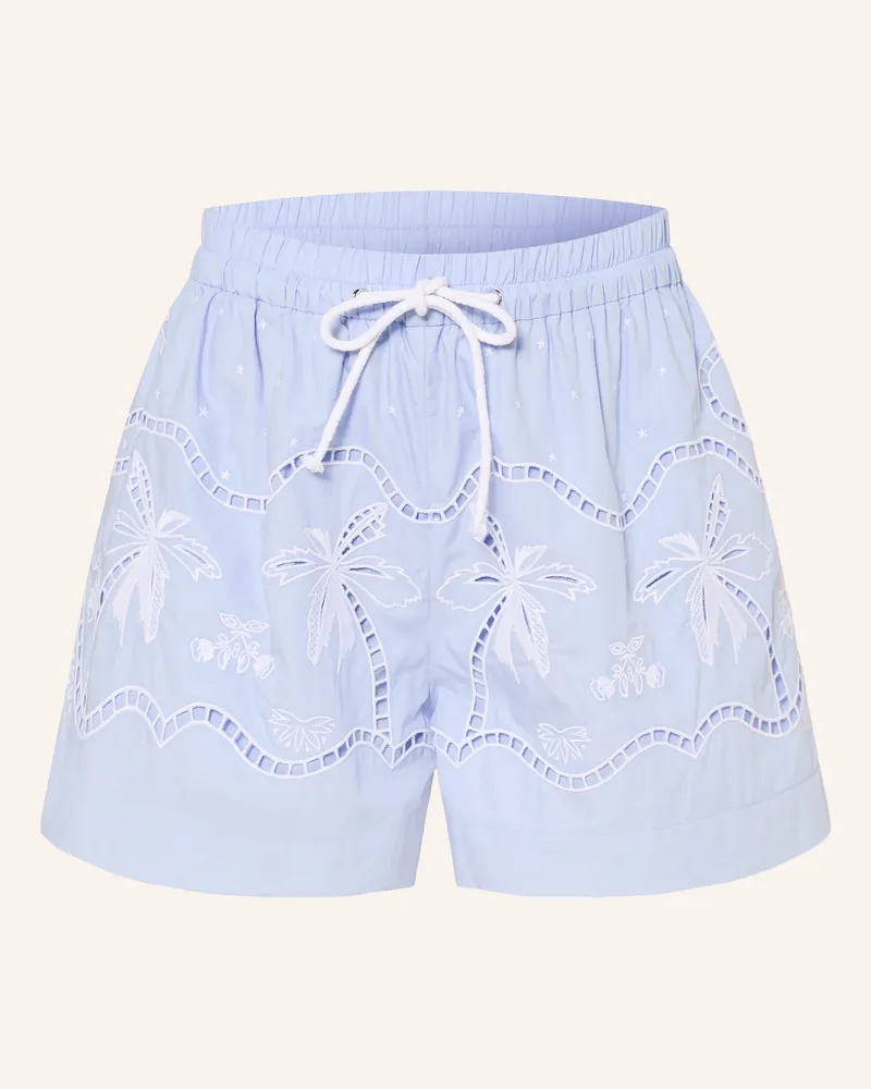 Sandro Shorts blau Hellblau