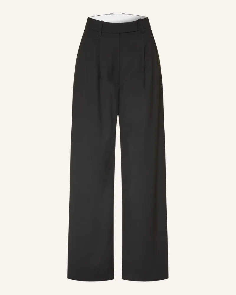 Arket Marlenehose Sally Agnella schwarz Schwarz