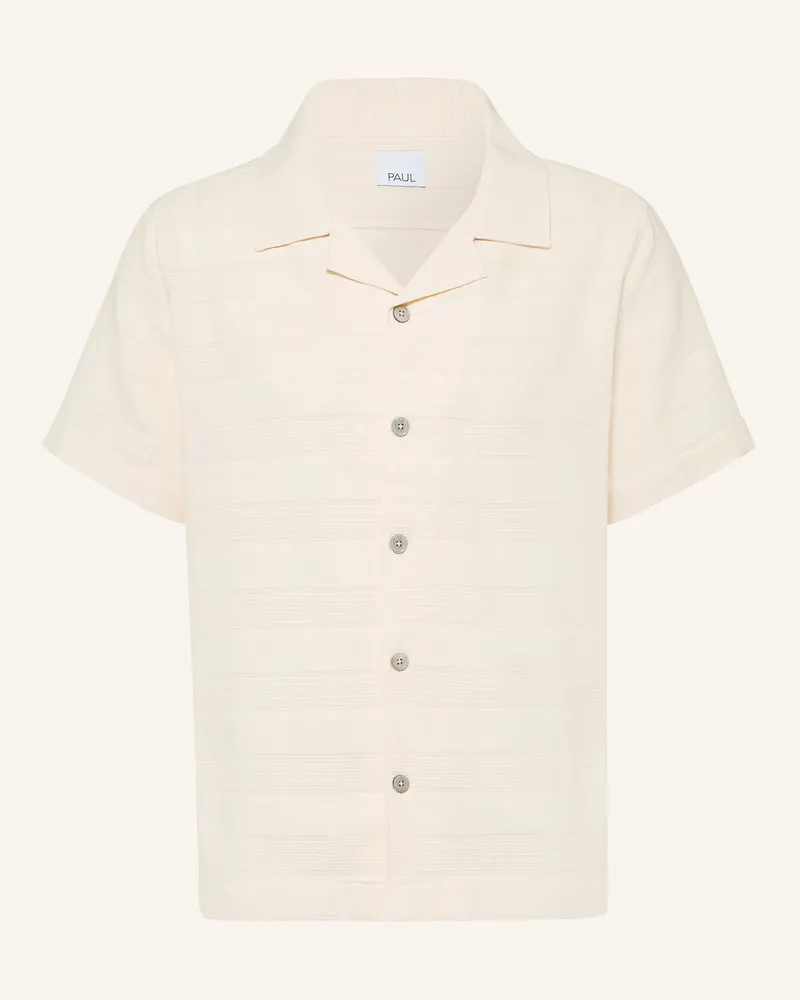 paul Resorthemd Comfort Fit weiss Creme