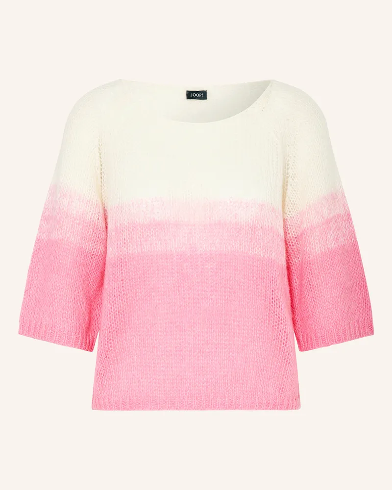JOOP! Strickshirt KATO mit Alpaka Weiss