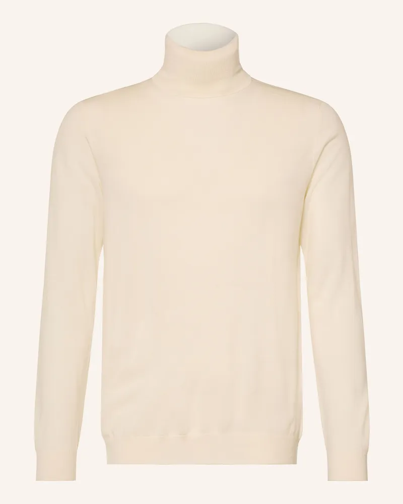 paul Rollkragenpullover Aus Merinowolle weiss Creme