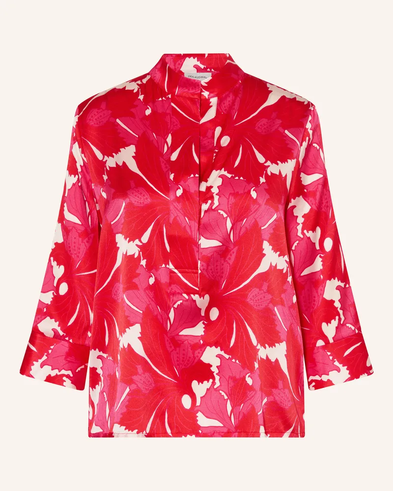 Kudibal Seidenbluse Danittadea Mit 3/4-Arm pink Rot