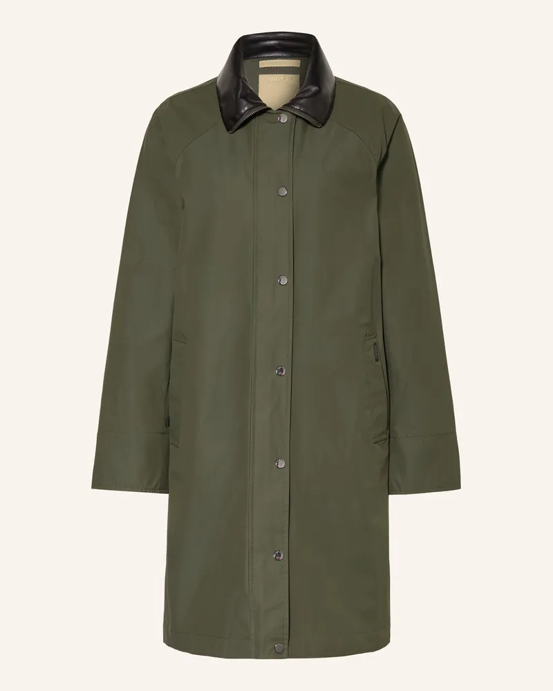 Woolrich Regenmantel gruen Oliv