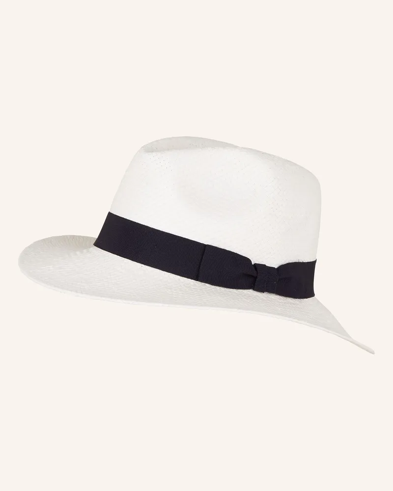 Eton Strohhut FEDORA Weiss