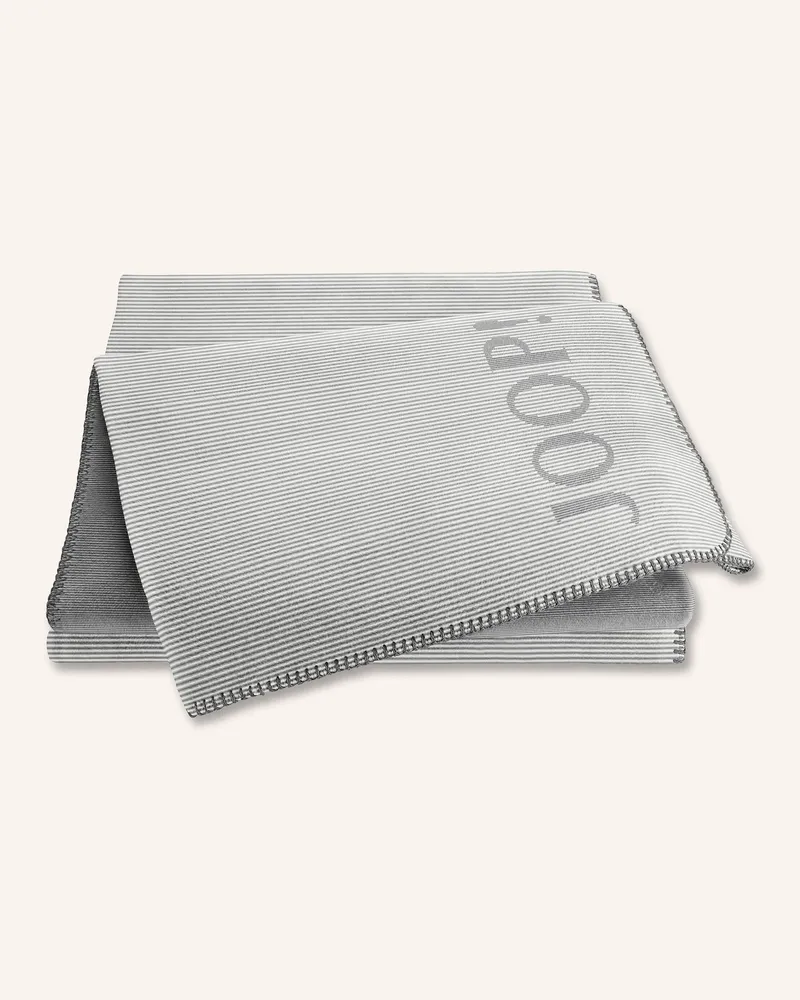 JOOP! Plaid Joop! Studio silber Hellgrau