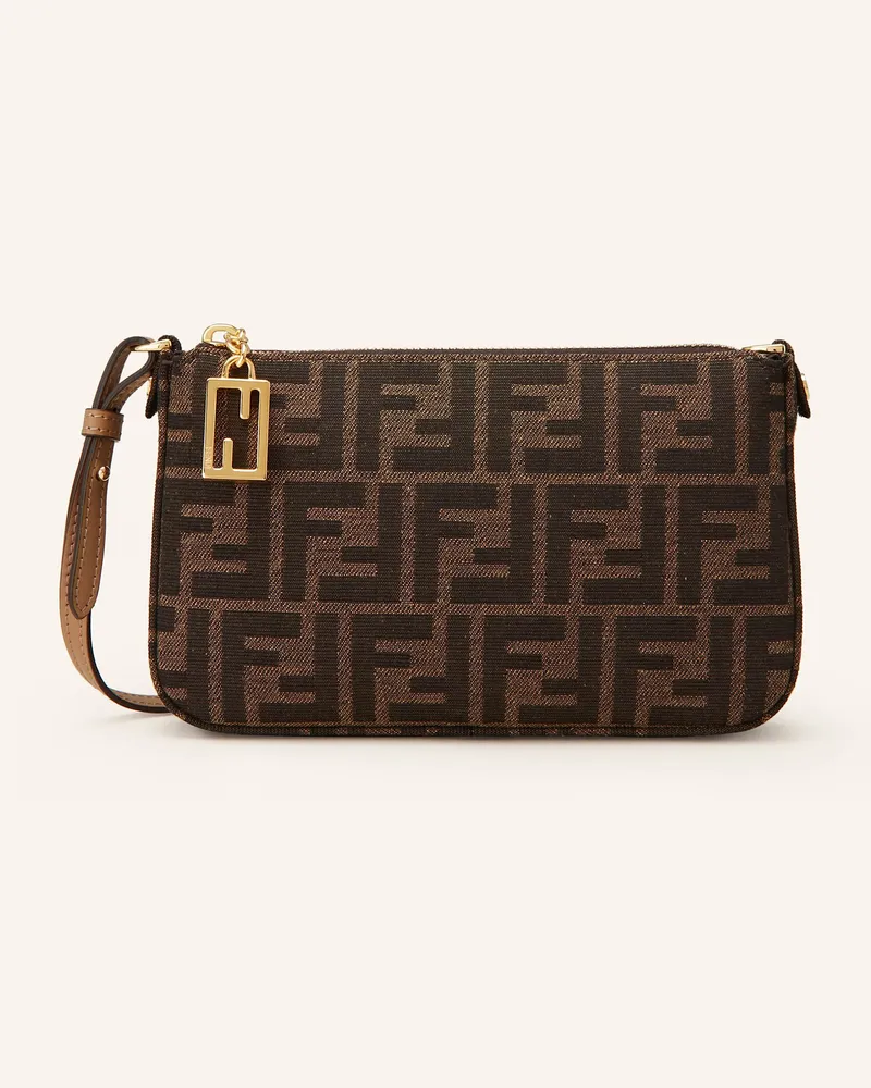 Fendi Umhängetasche Baguette braun Dunkelbraun