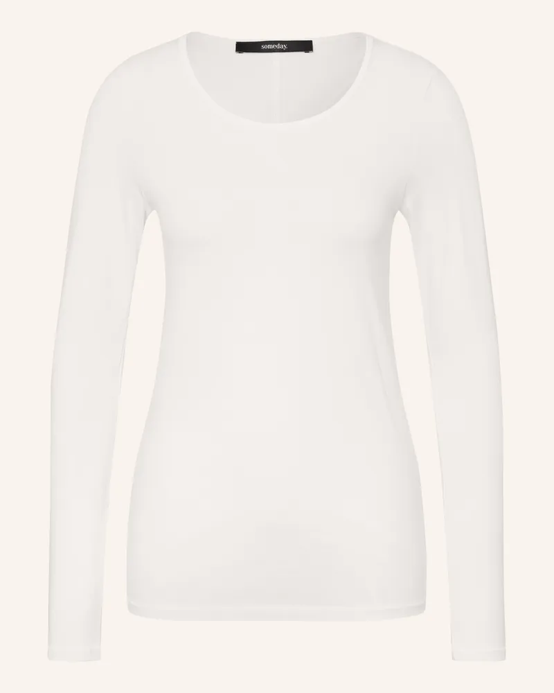 someday. Longsleeve KALIA Weiss