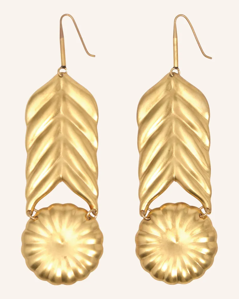 BIMBA Y LOLA Blumenohrringe gold Gold