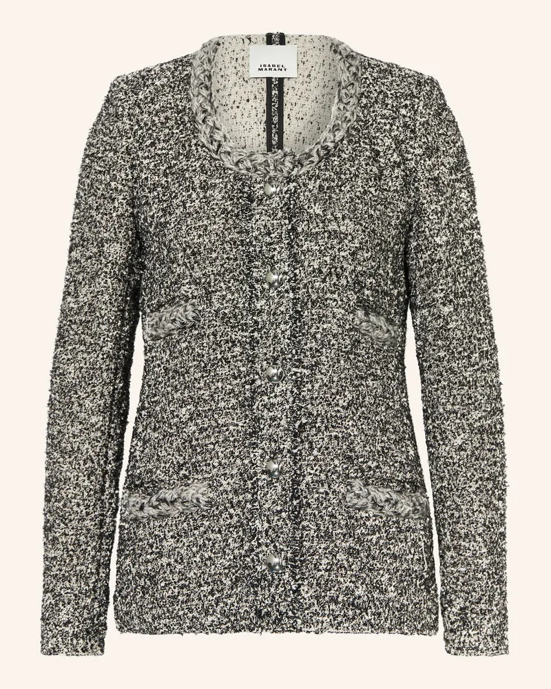 Isabel Marant Bouclé-Jacke Germina schwarz Schwarz