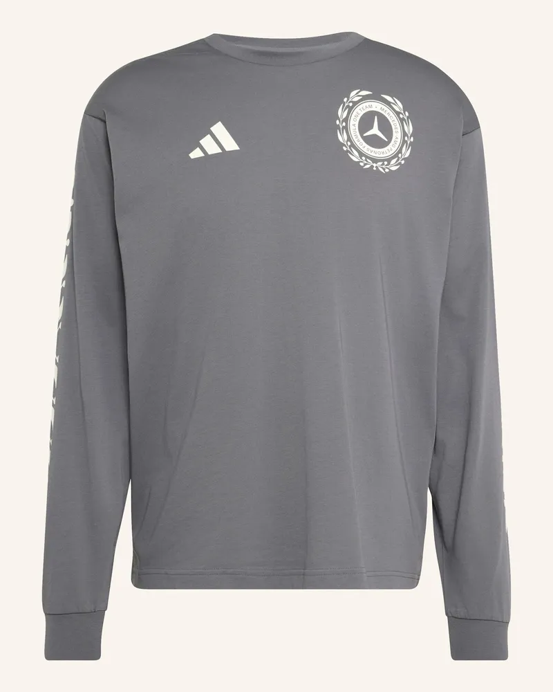 adidas Mercedes-Amg Petronas Formula 1 Team Silver Arrows Longsleeve grau Grau