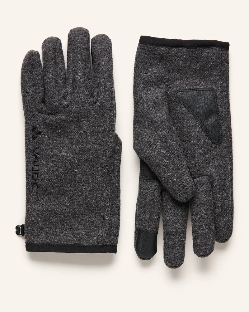 Vaude Multisport-Handschuhe Rohnen V Mit Touchscreen-Funktion schwarz Dunkelgrau