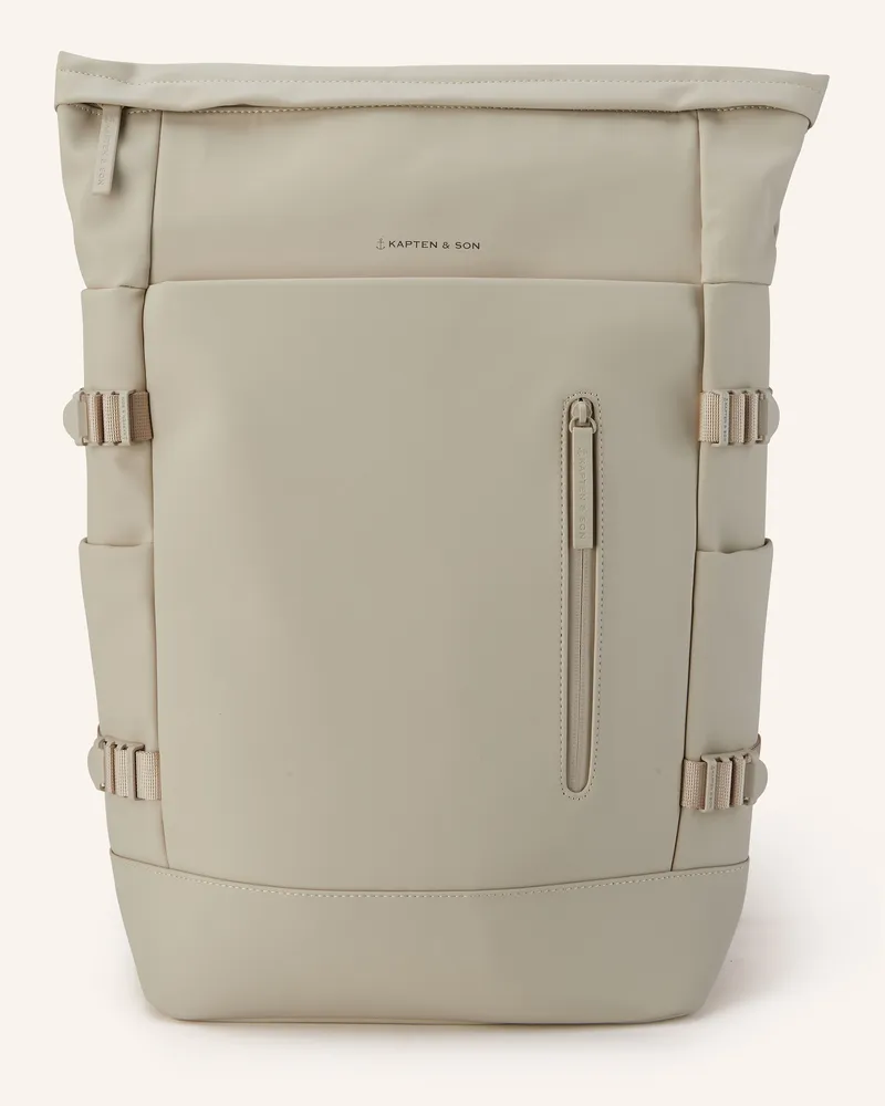 Kapten & Son Rucksack Helsinki Mit Laptop-Fach beige Creme