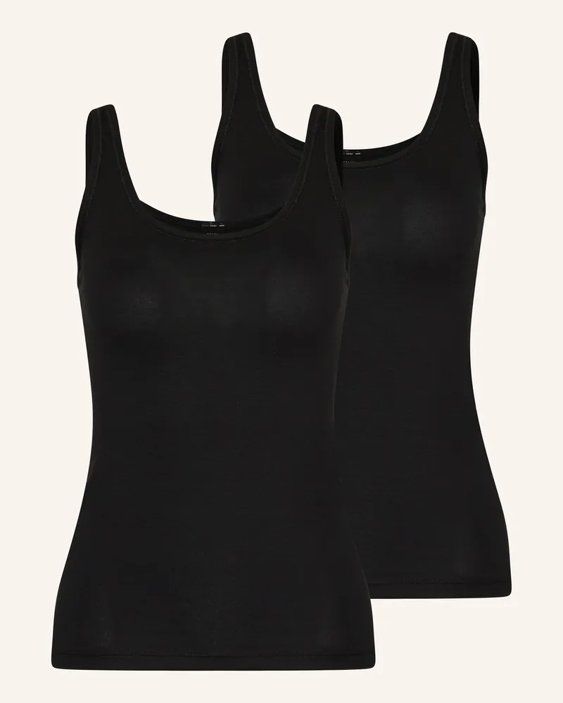 Calida 2er-Pack Top Benefit Women schwarz Schwarz
