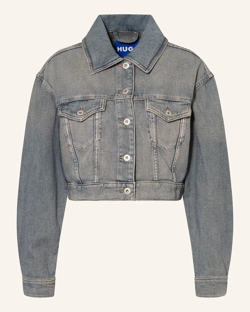 HUGO BOSS Jeansjacke Galatea blau Blaugrau
